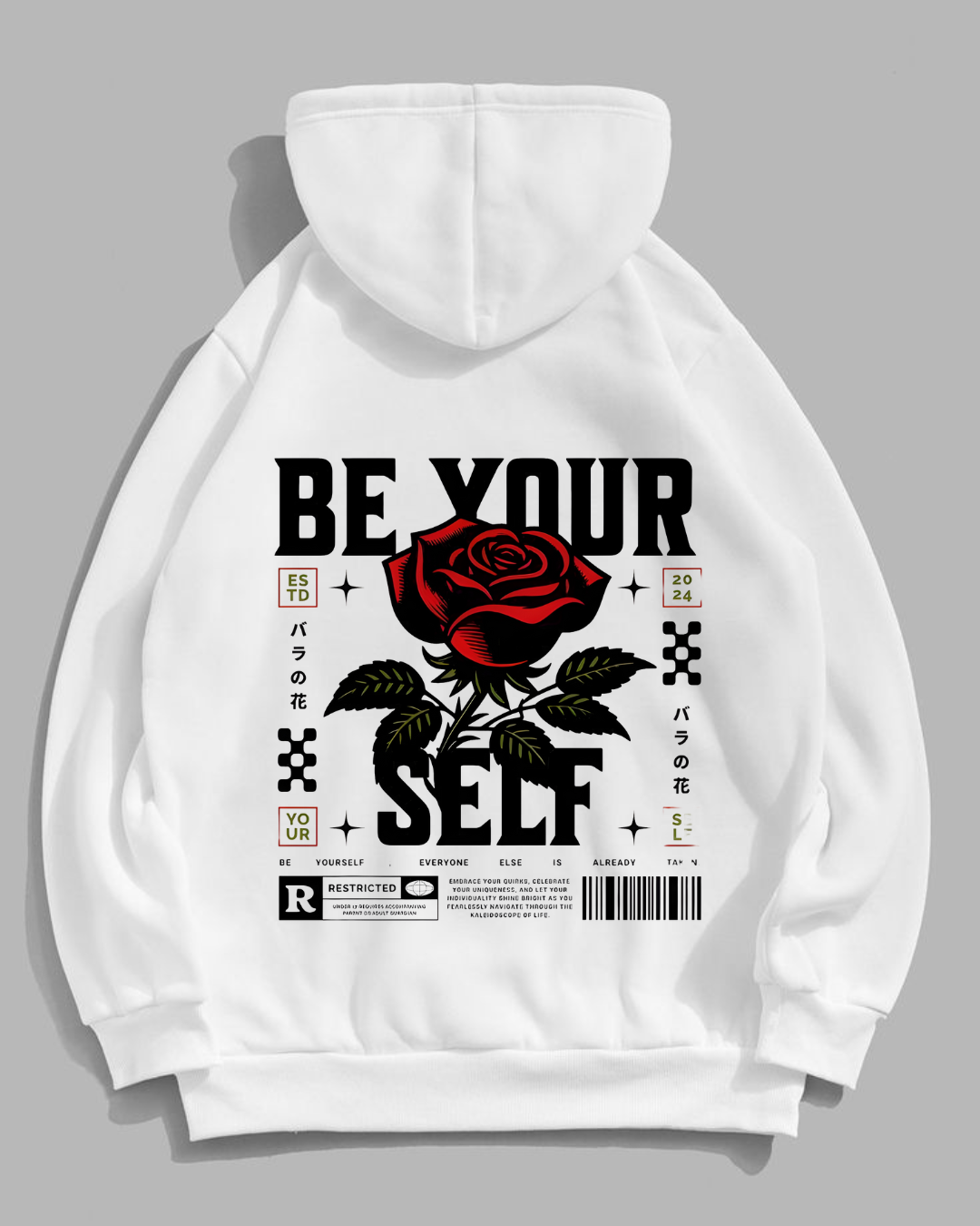 Desire white hoodie