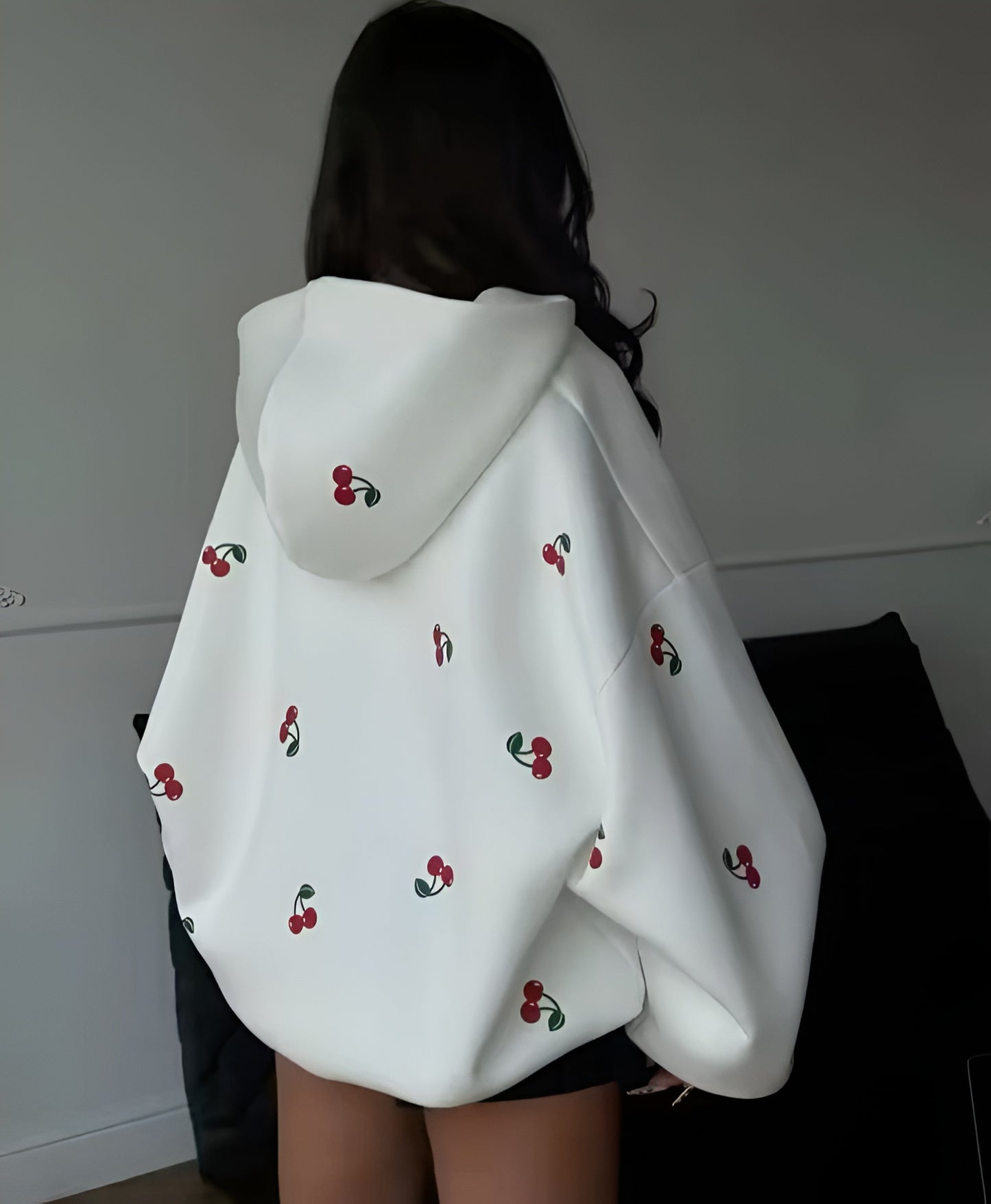 Cherry Bliss Oversized Hoodie🍒