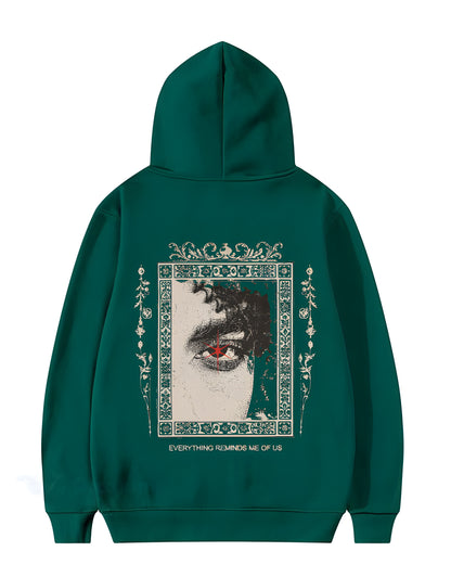 EVERYTHING REMINDS ME Hoodie – Forest Green
