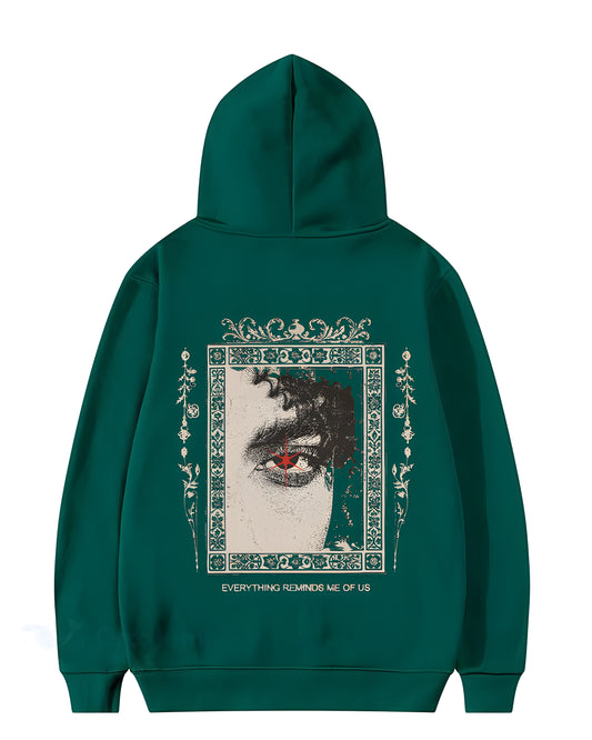EVERYTHING REMINDS ME Hoodie – Forest Green